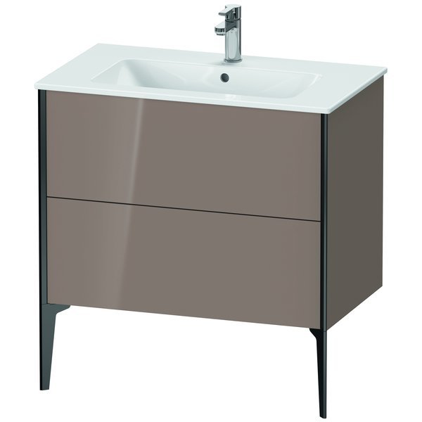 Xviu Floor Standing Vanity Unit Cappuccino High Gloss, Duravit, Mfr#: XV44820B286